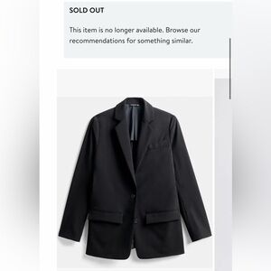 Ministry of Supply Black Oversized Blazer - sold out online 🕶️🔥
